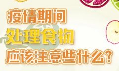 疫情期間，處理食物應(yīng)該注意些什么？