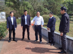 筑牢防線(xiàn)，平安清明丨肖啟純帶隊(duì)到市孖龍山陵園公司檢查安全生產(chǎn)和森林防滅